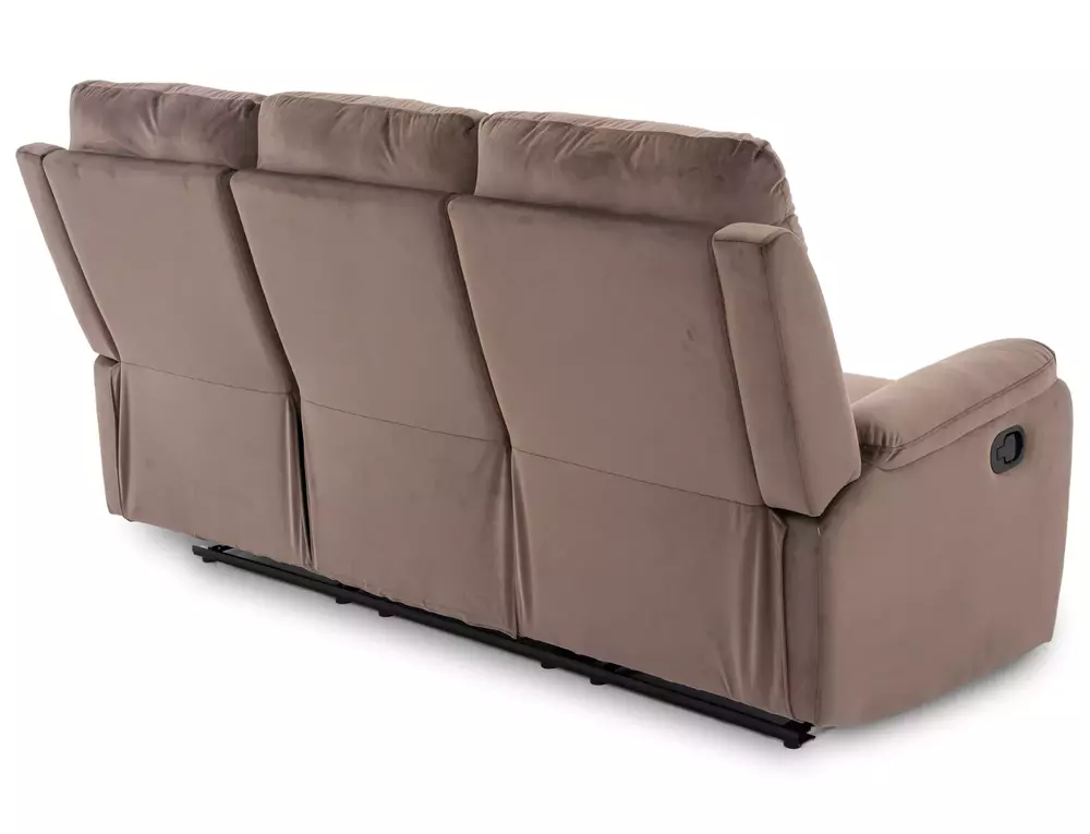 Sofa rozkładana SPENCER 3 VELVET cappuccino - SPENCER3VCA
