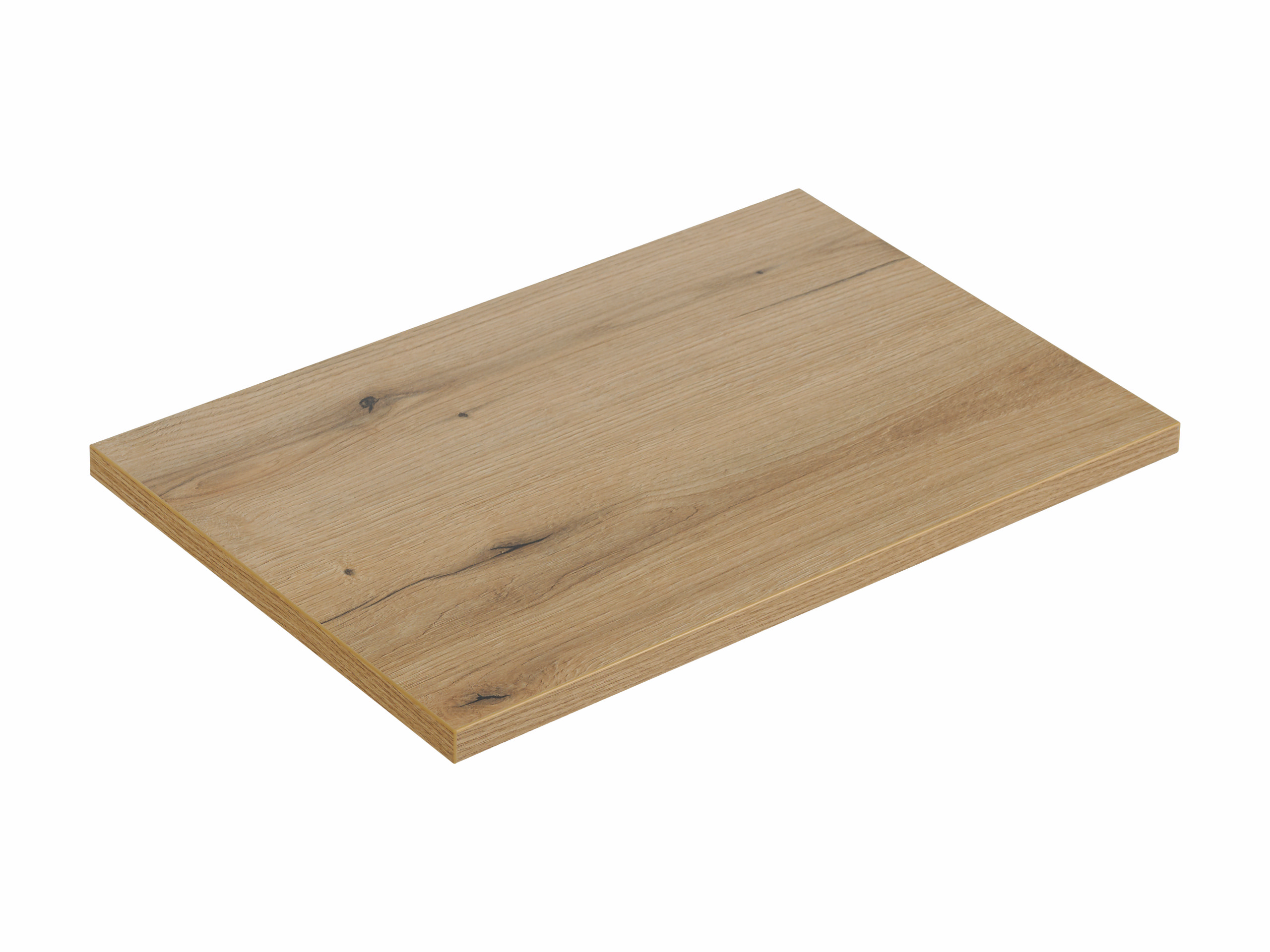 Zestaw meblowy SET-VIC Oak ( szafka z 2 szufladami 80cm+ blat ) kaszmirowy, efekt drewna - SET-VIC_B_OAK_80CM_S
