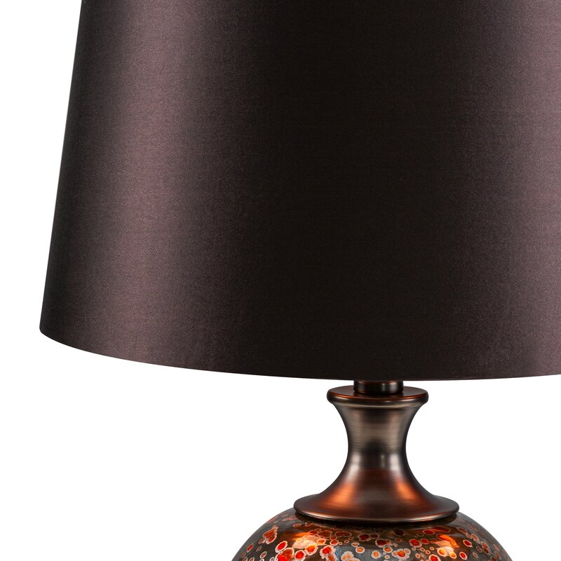 Lampa stołowa KIARA brązowa 33x64 cm - EU_396629