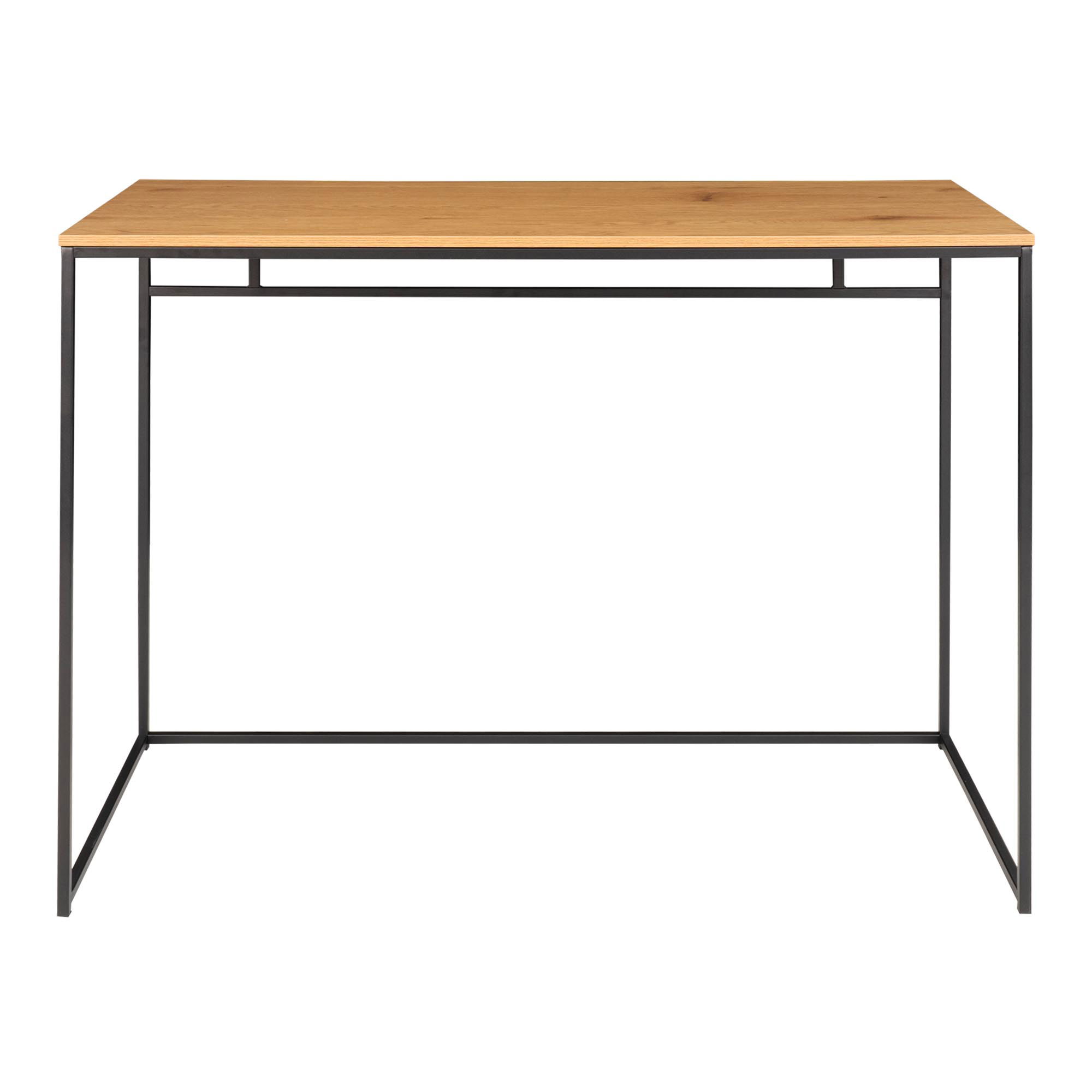 Biurko minimalistyczne VITA 100x45x75 cm - naturalny, czarny - 2402055