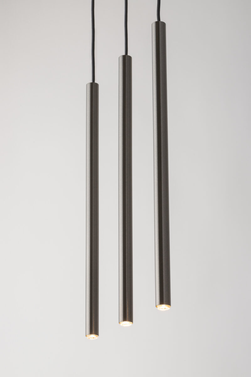 SOPEL 3 PROSTY SREBRNY lampa wisząca - SI_33400
