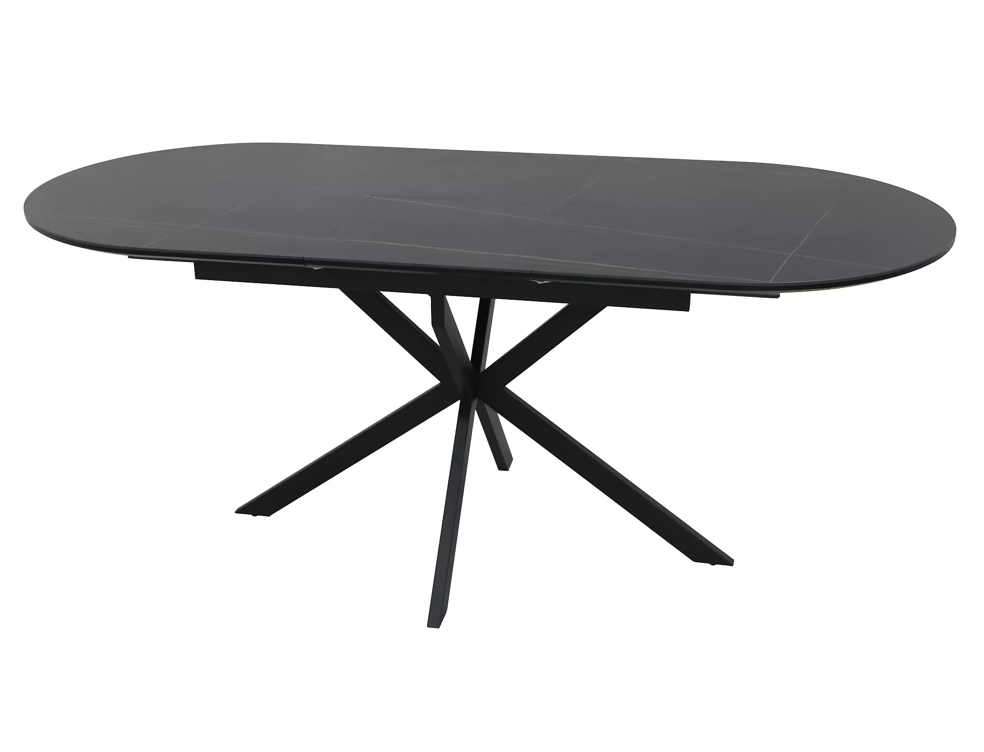 Stół rozkładany GASTON CERAMIC 140(180)x80 czarny