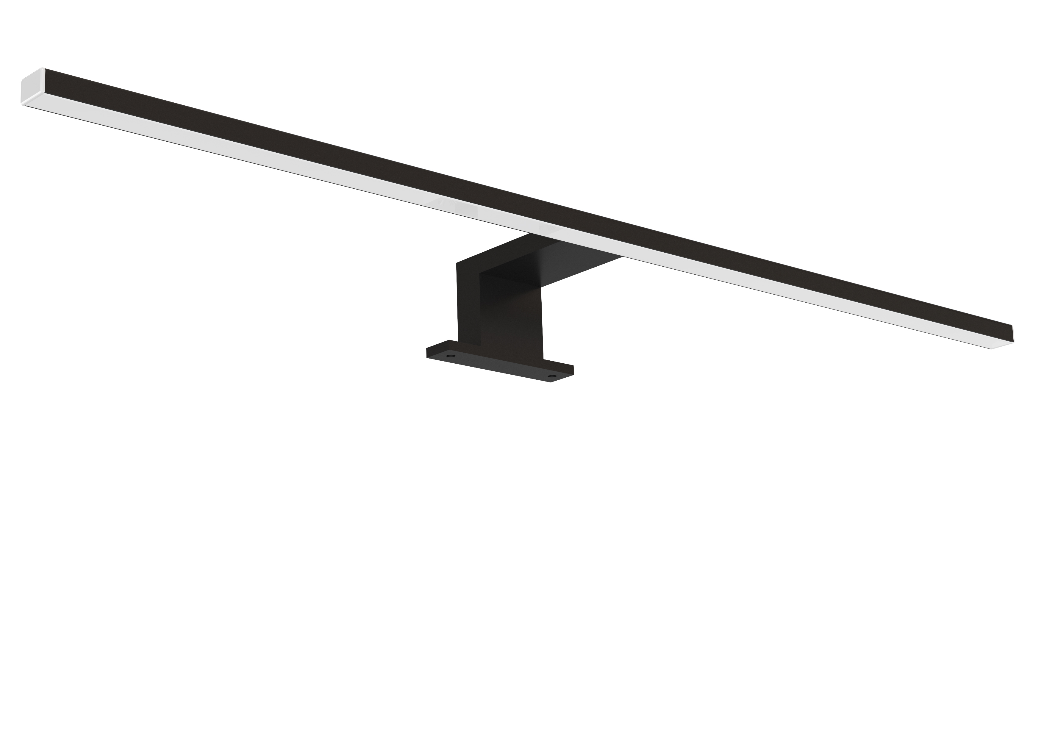 Lampa LED CAPRI czarna 60x10x5cm