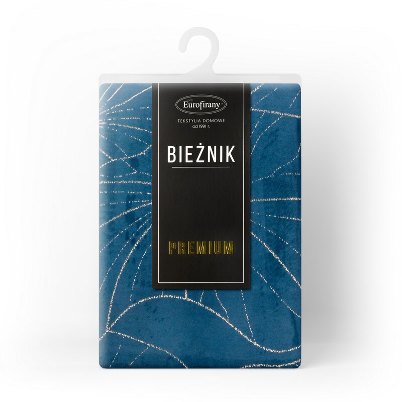 OBRUS BLINK 18 35 X 220 CM GRANATOWY - EU_390197