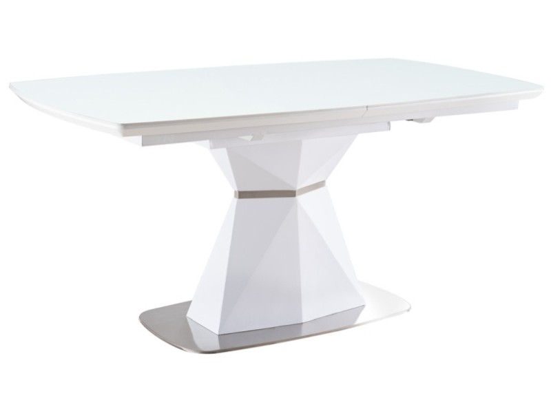 Stół rozkładany CORTEZ 90x160(210) biały mat Signal