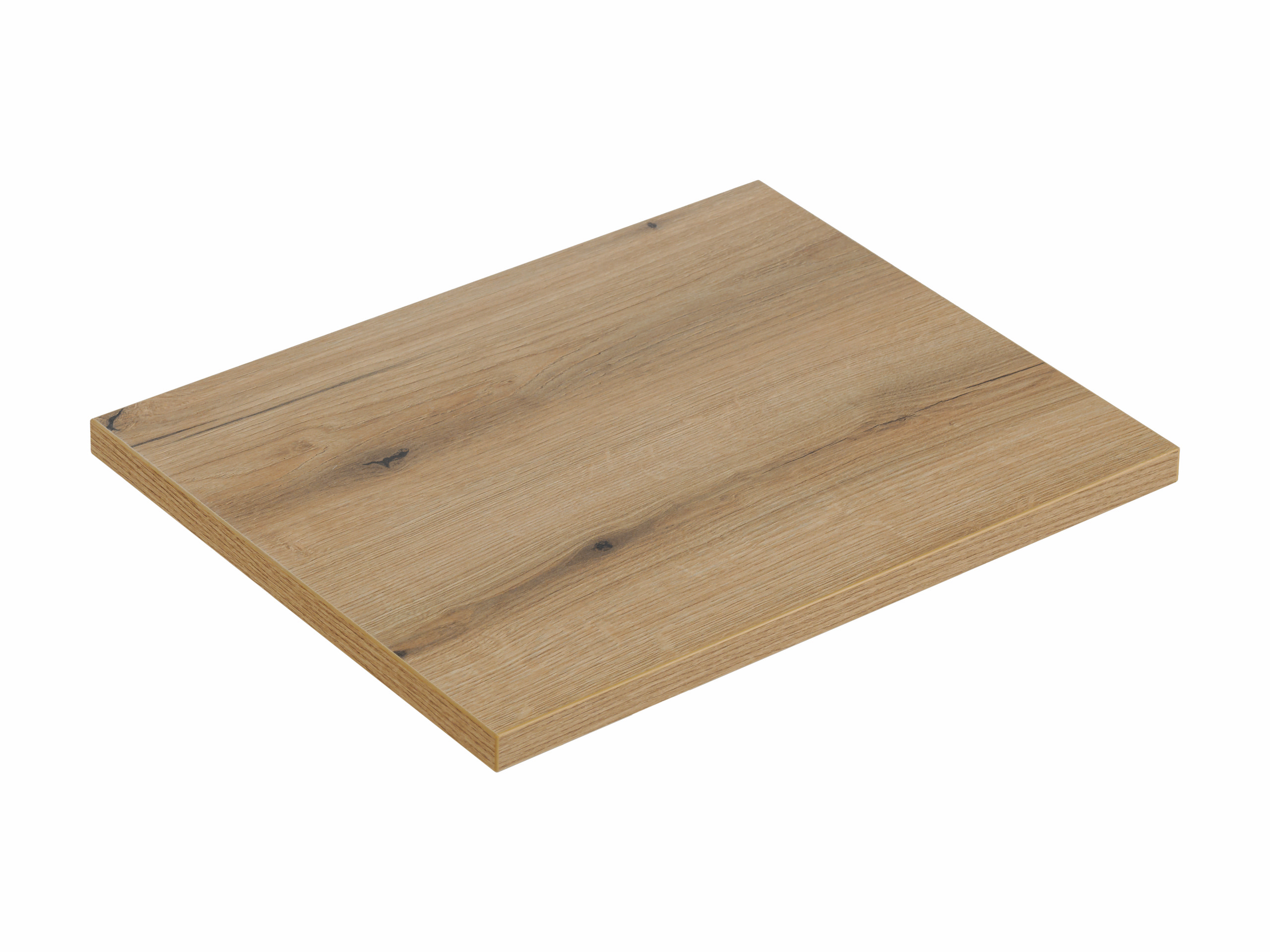 Zestaw meblowy SET-VIC Oak ( szafka z 2 szufladami 60cm + blat + szafka wysoka ) kaszmirowy, efekt drewna - SET-VIC_B_OAK_60CM_S_HC