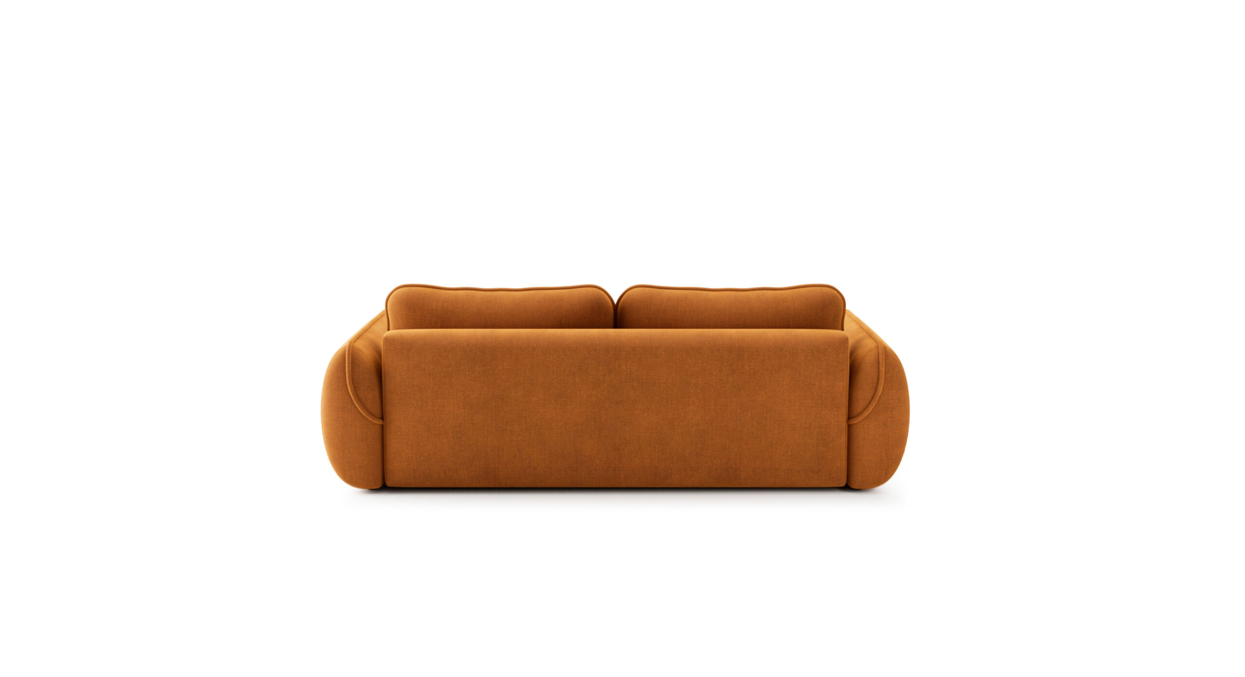 Sofa rozkładana UMEA ozdobne poduszki - tkanina Rebel 20 -cynamon - UMEA_SO_REBEL20