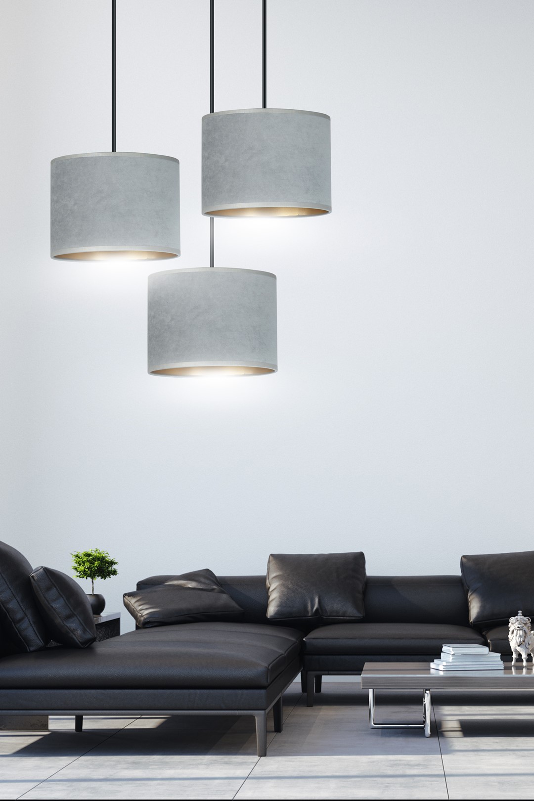 Lampa wisząca HILDE Czarny 1050/3PREM - 1050/3PREM