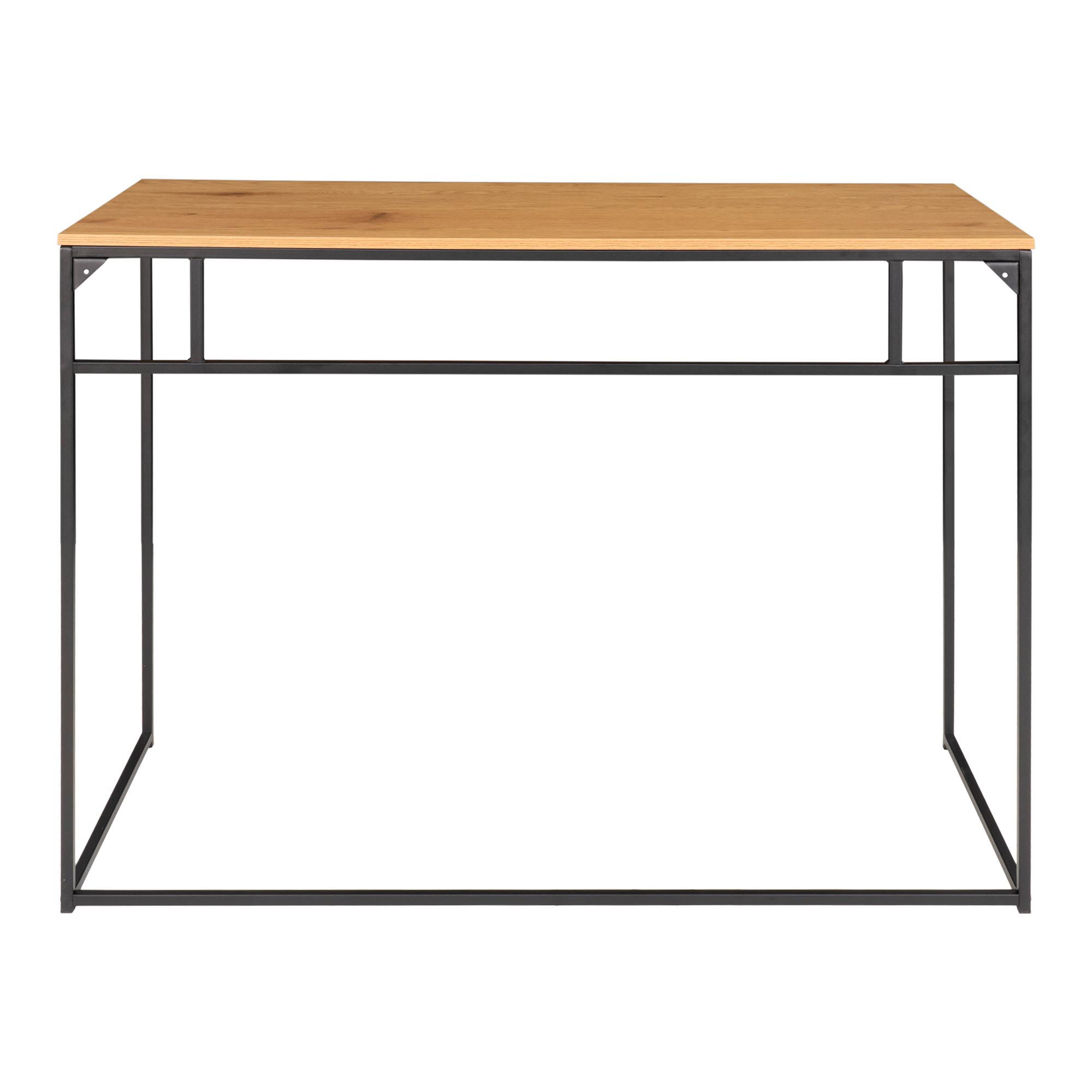 Biurko minimalistyczne VITA 100x45x75 cm - naturalny, czarny - 2402055