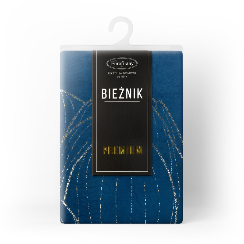 OBRUS BLINK 12 35 X 220 CM GRANATOWY - EU_389611