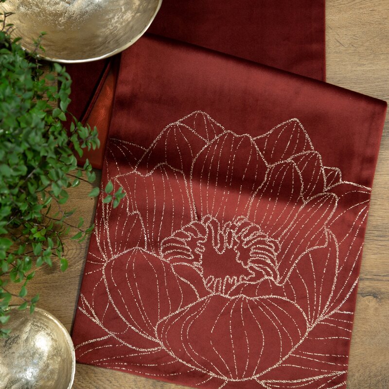 OBRUS BLINK 13 35 X 220 CM CEGLASTY - EU_390094