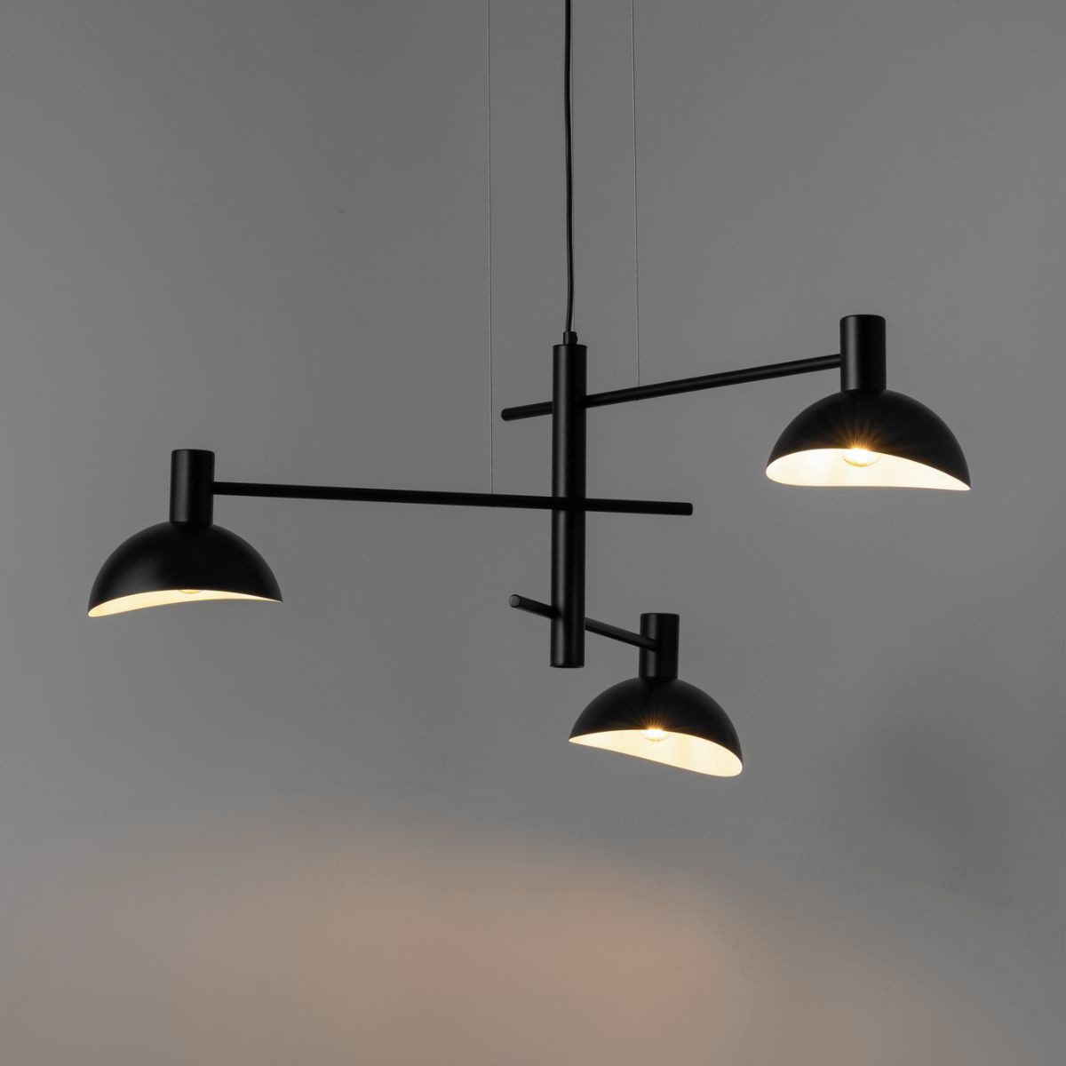 ARTIS 3 lampa wisząca czarny - SI_40527