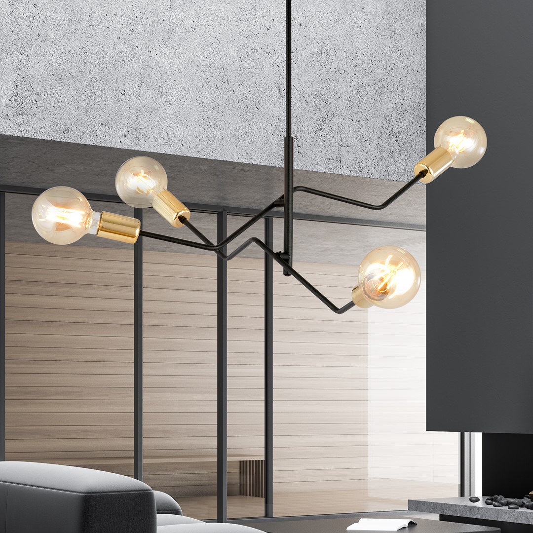 Lampa sufitowa  BOLT Czarny 1125/4 - 1125/4