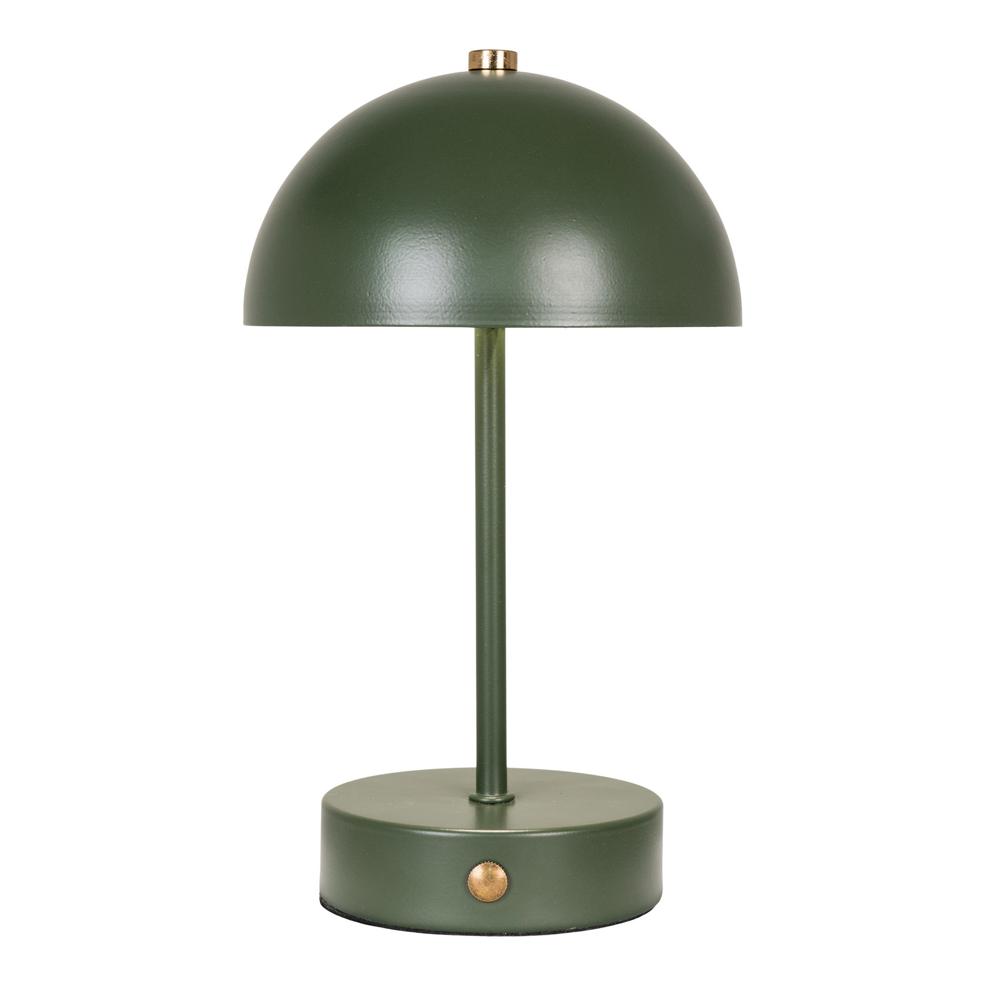 Lampa stołowa akumulatorowa HOLT zielony, złoty - 6405200