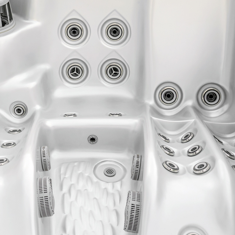 Jacuzzi ogrodowe 3-os. z hydromasażem SPA-530 210x170 cm biały/antracyt - HS_SPA530-5839