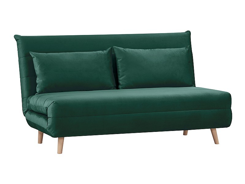 Sofa rozkładana SPIKE II VELVET ZIELONY TAP.189/BUK