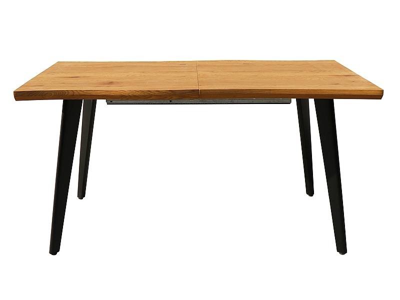 Stół rozkładany FRESNO dąb artisan/czarny 80x120(180) SIGNAL