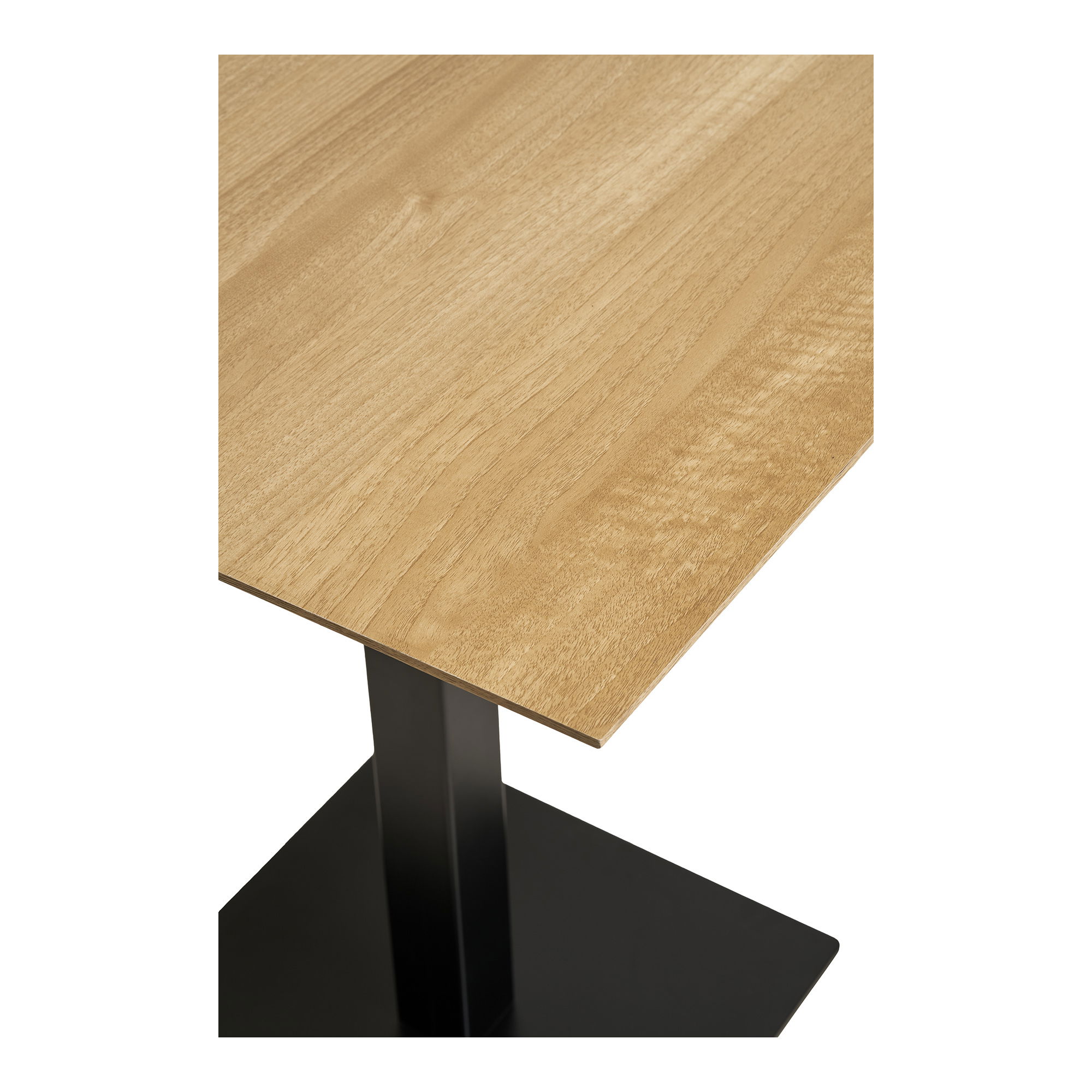 Stół na metalowej podstawie FANO kwadratowy - efekt drewna 70x70 cm - 2250001