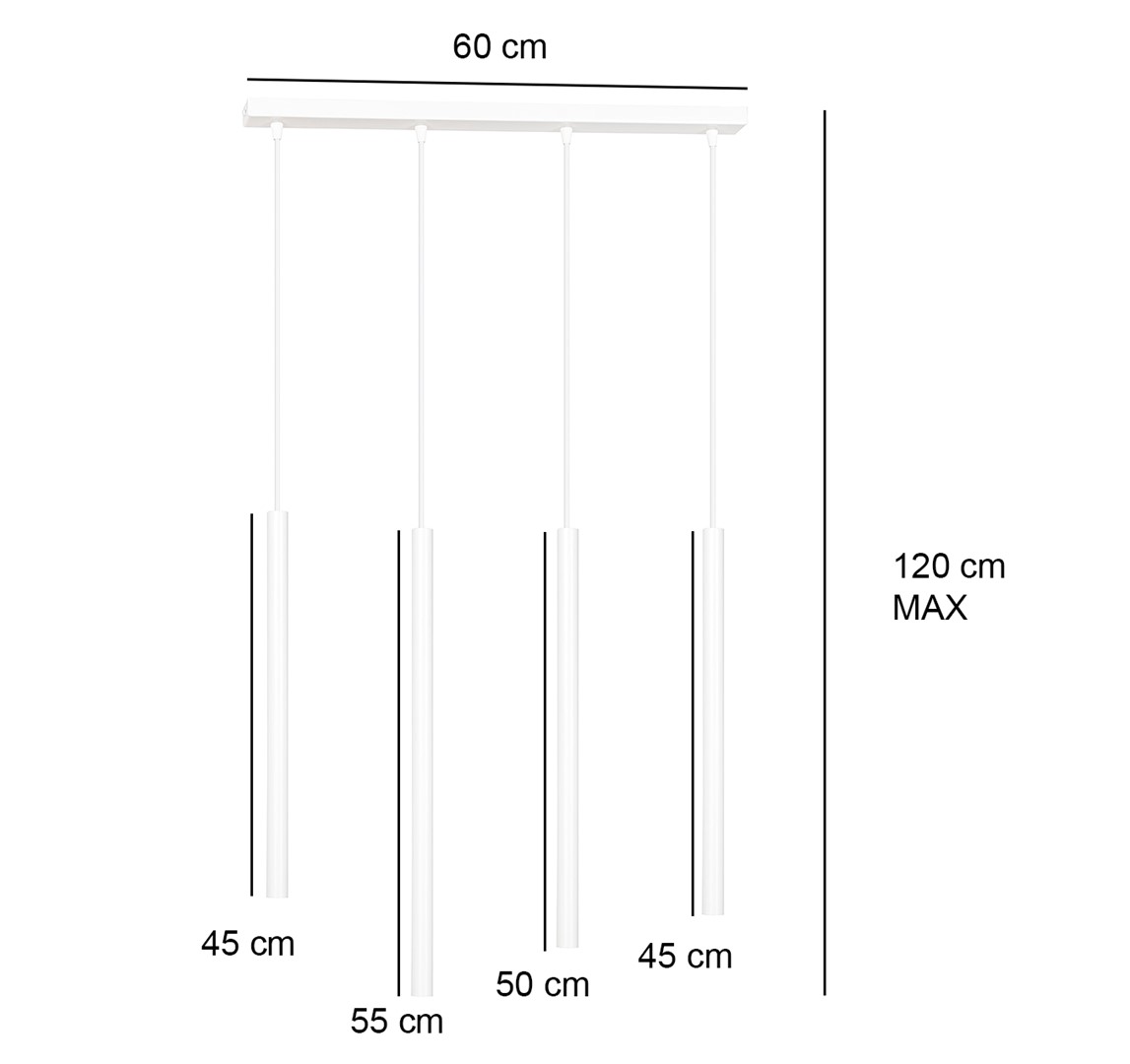 Lampa wisząca SELTER Biały 553/4 - 553/4