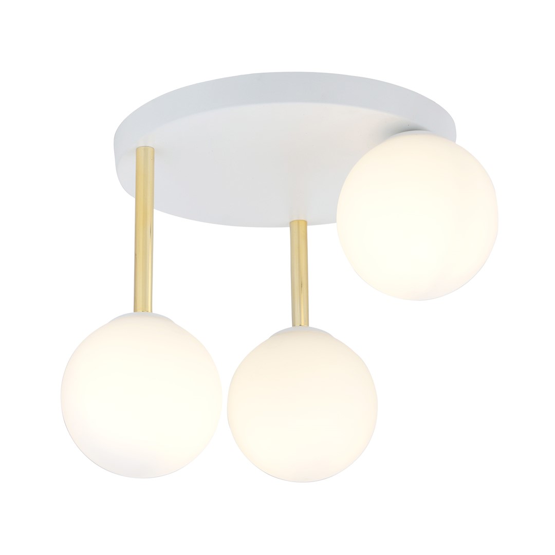 Lampa sufitowa DOLCE Biały,Złoty 1261/3