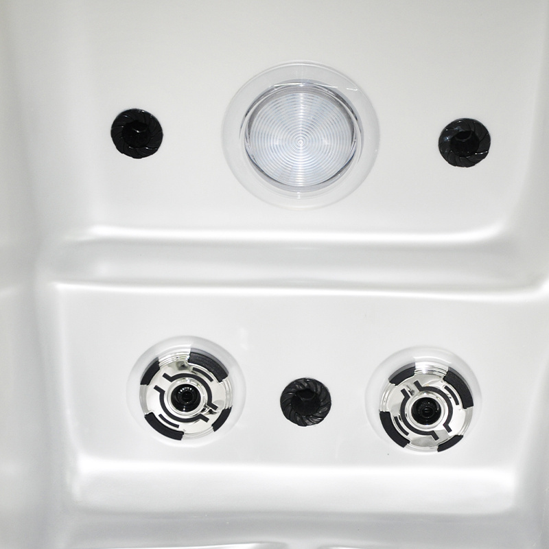 Jacuzzi ogrodowe 2-os. z hydromasażem SPA-749 200x135 cm biały/antracyt - HS_SPA749-3282