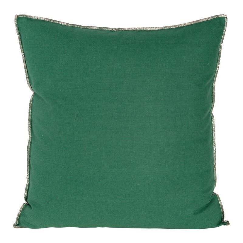 POSZEWKA LEN 4 45 X 45 CM CIEMNOZIELONY