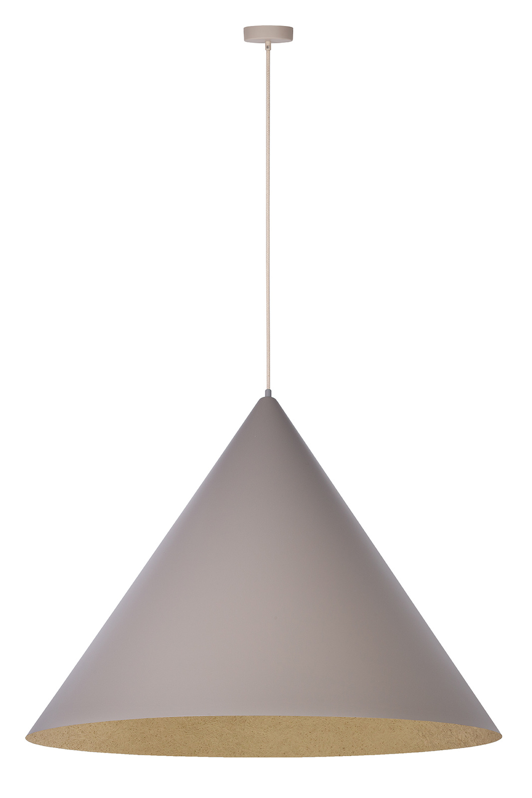 Vesuvio taupe/złoty L 1xE27 - SI_41059