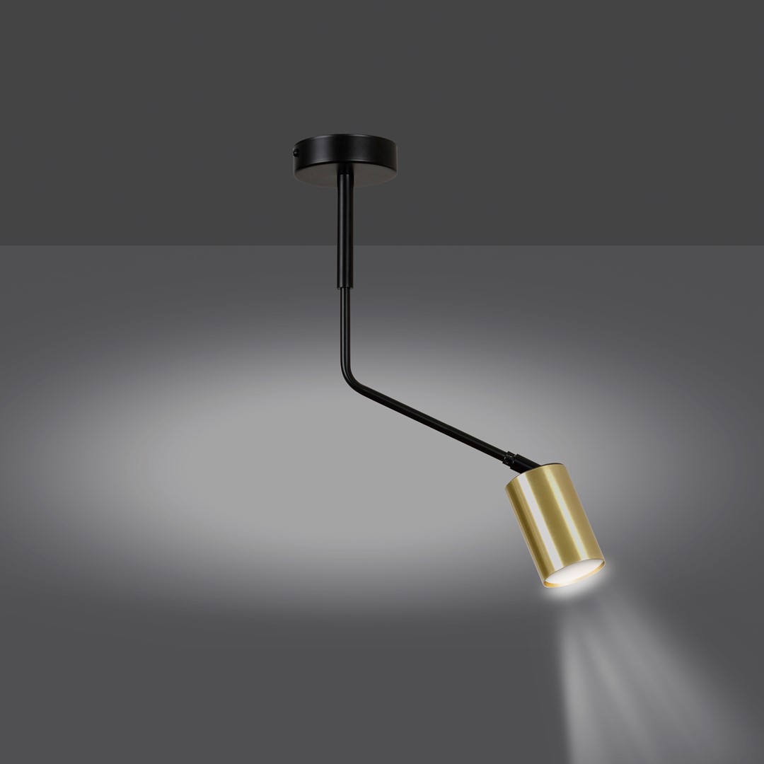 Lampa sufitowa VERNO Czarny 655/1 - 655/1