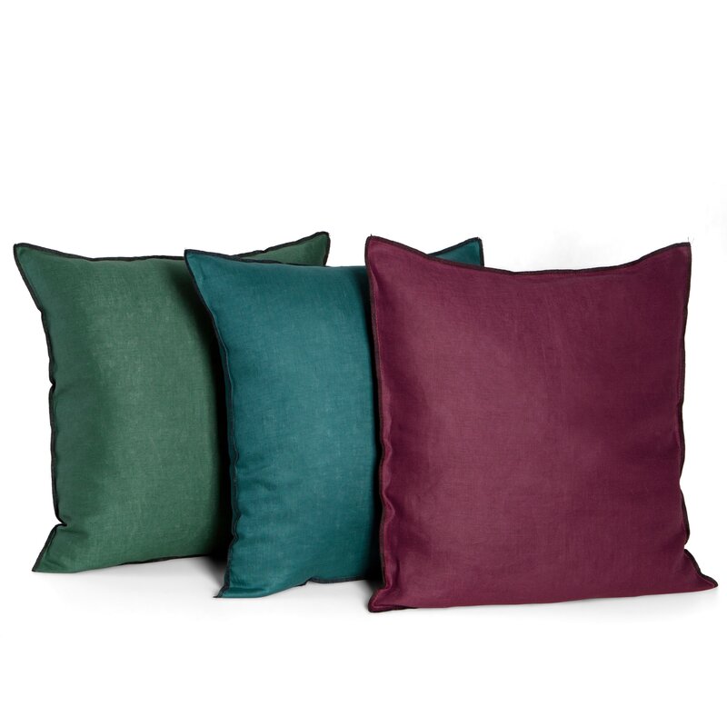 POSZEWKA LEN 5 45X45 CM ZIELONY - EU_405209