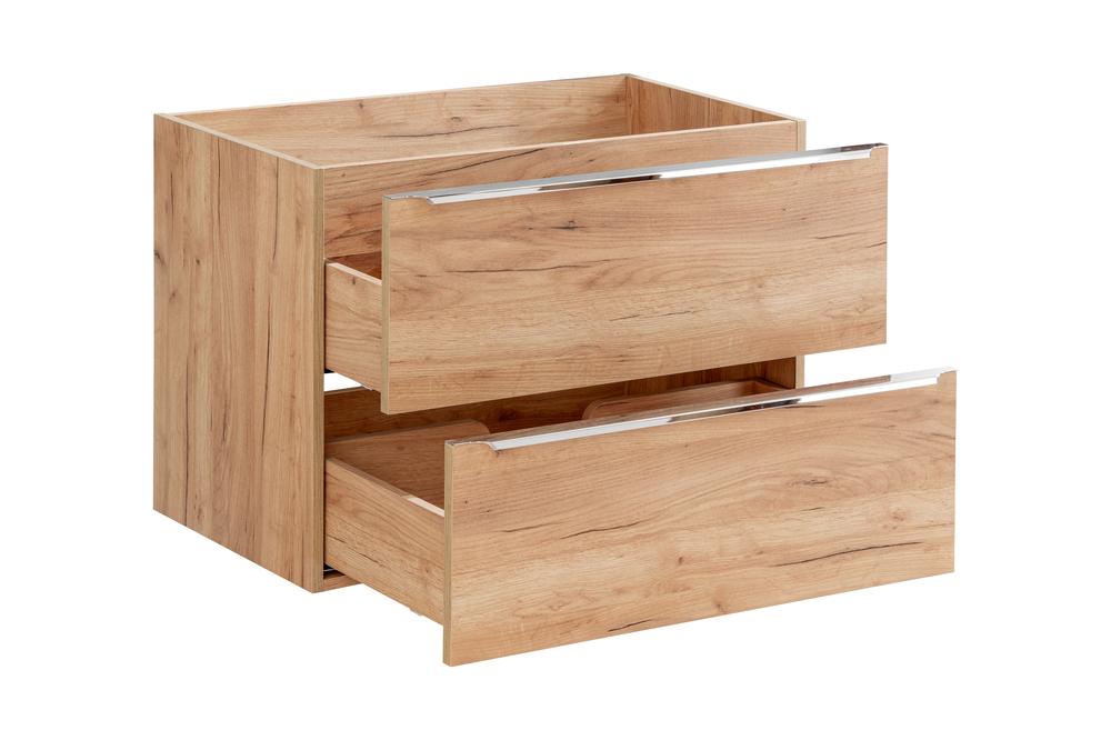 Szafka pod umywalkę CAPRI dębowa 80x57x46cm - CAPRI_OAK_821A_FSC