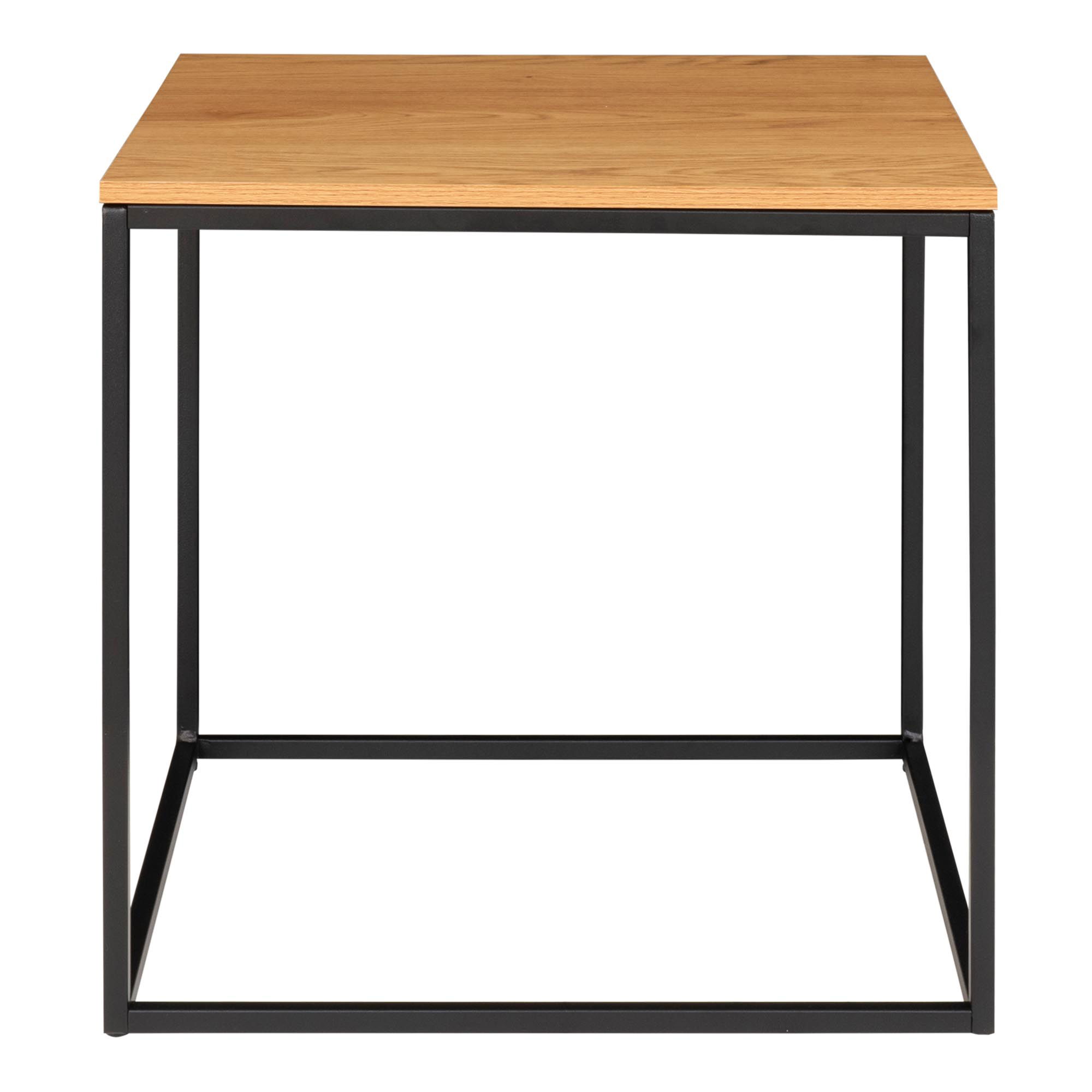 Stolik kawowy kwadratowy VITA 45x45x45 cm - efekt drewna - 2101405