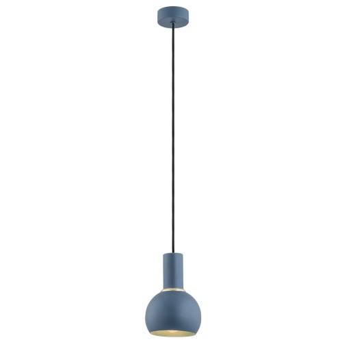 Lampa wisząca SINES granatowa mosiądz 103cm