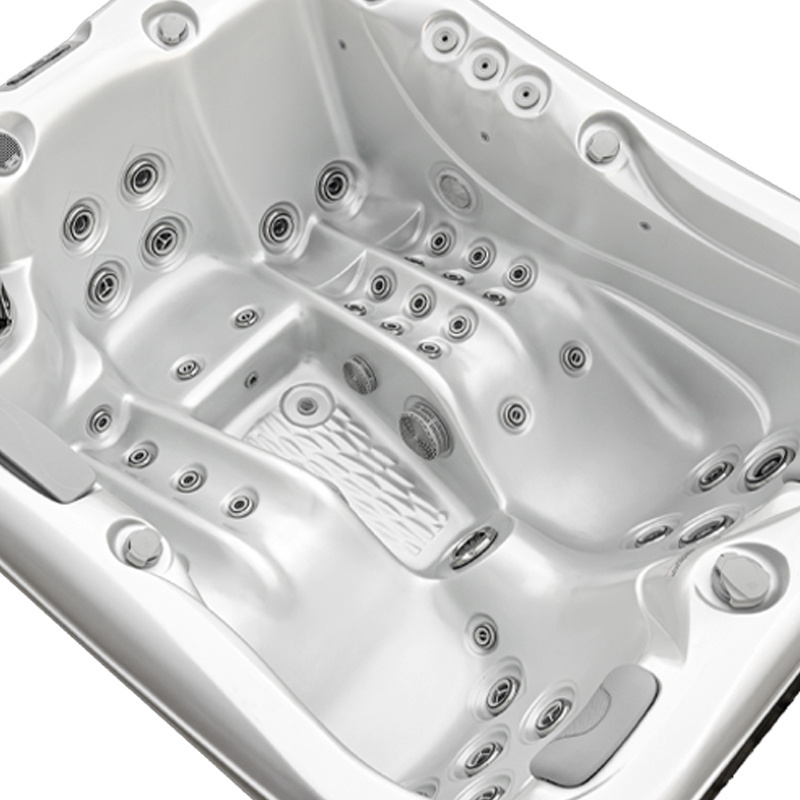 Jacuzzi ogrodowe 3-os. z hydromasażem SPA-530 210x170 cm biały/antracyt - HS_SPA530-5839