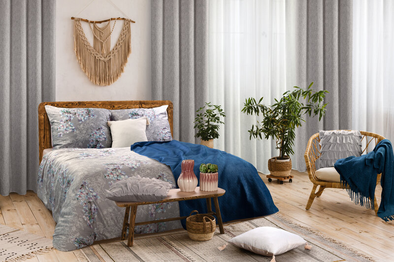 FIRANA GOTOWA MARGO NA TAŚMIE 140X270 CM BIAŁY - EU_408999