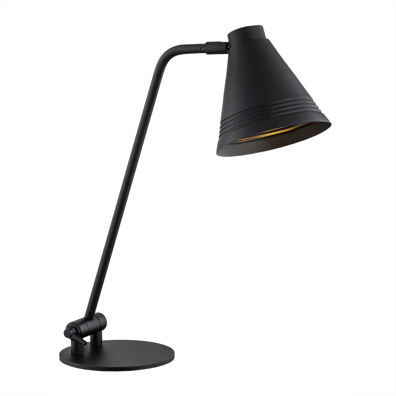 Lampa biurkowa AVALONE metalowa czarna regulowana 55cm