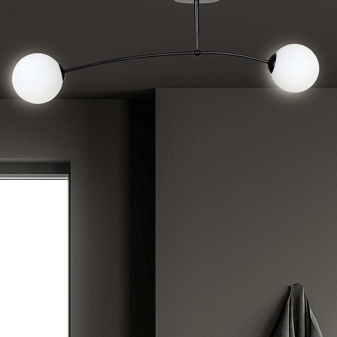 Lampa sufitowa PREGOS Czarny 670/2 - 670/2