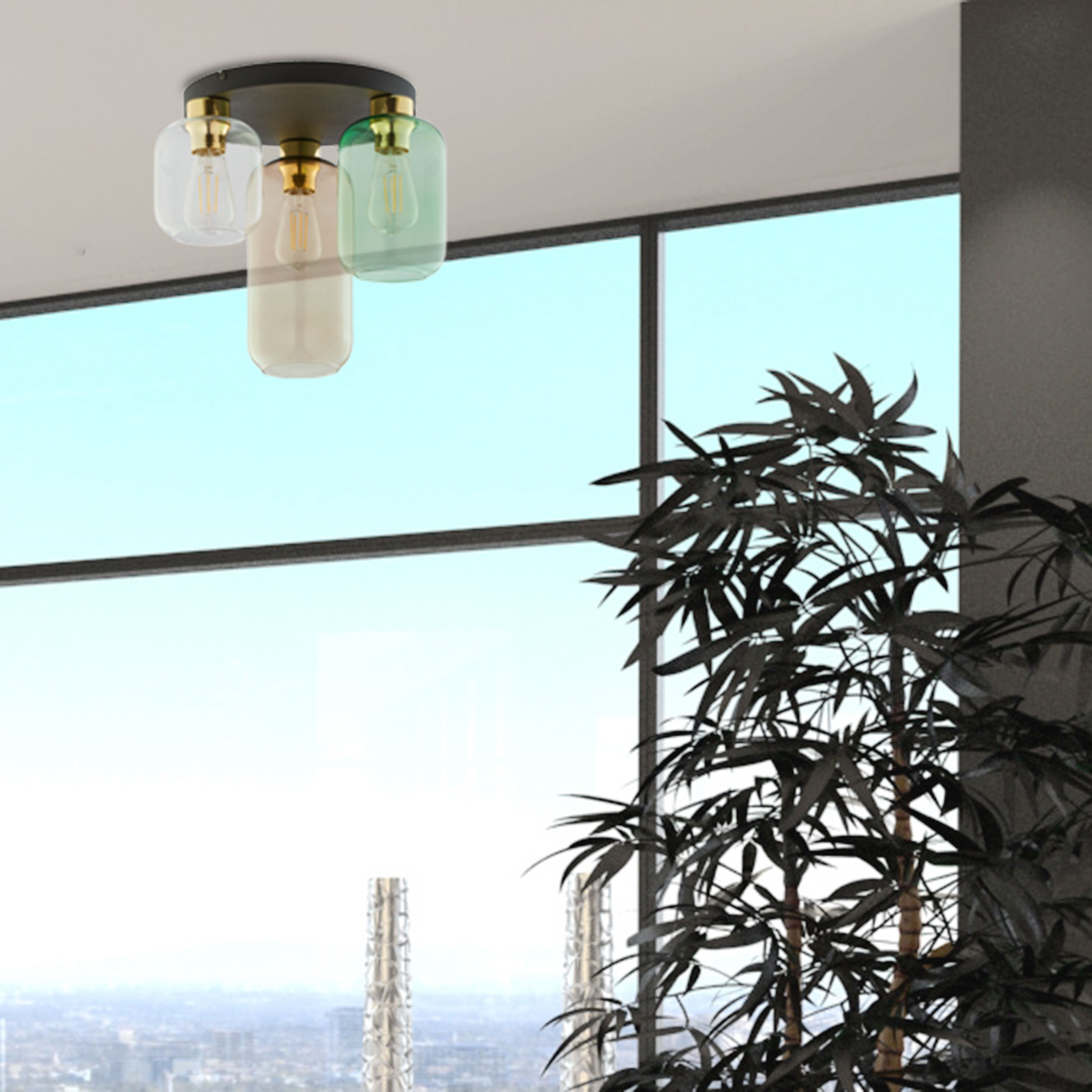 Marco Green Lampa Sufitowa 3 Pł - TK_3318