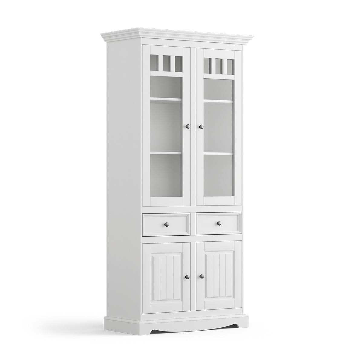Witryna wysoka BELLUNO ELEGANTE biała - PL015B