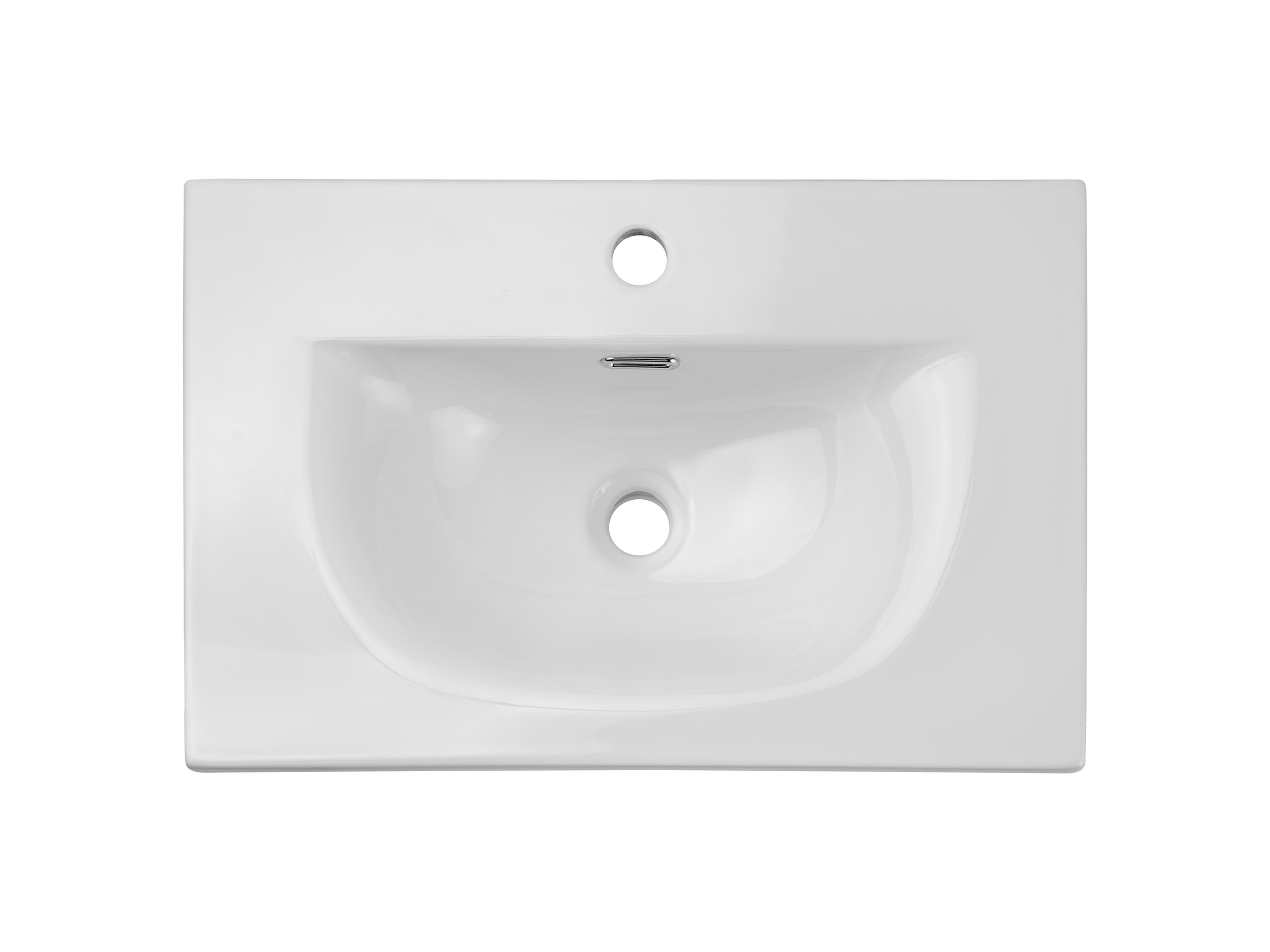 Umywalka meblowa SKY 3 DP biała 61x15x40cm (bezpiecznie pakowana) - SKY_3_60CM_DP_(_E-8099-3-60_)