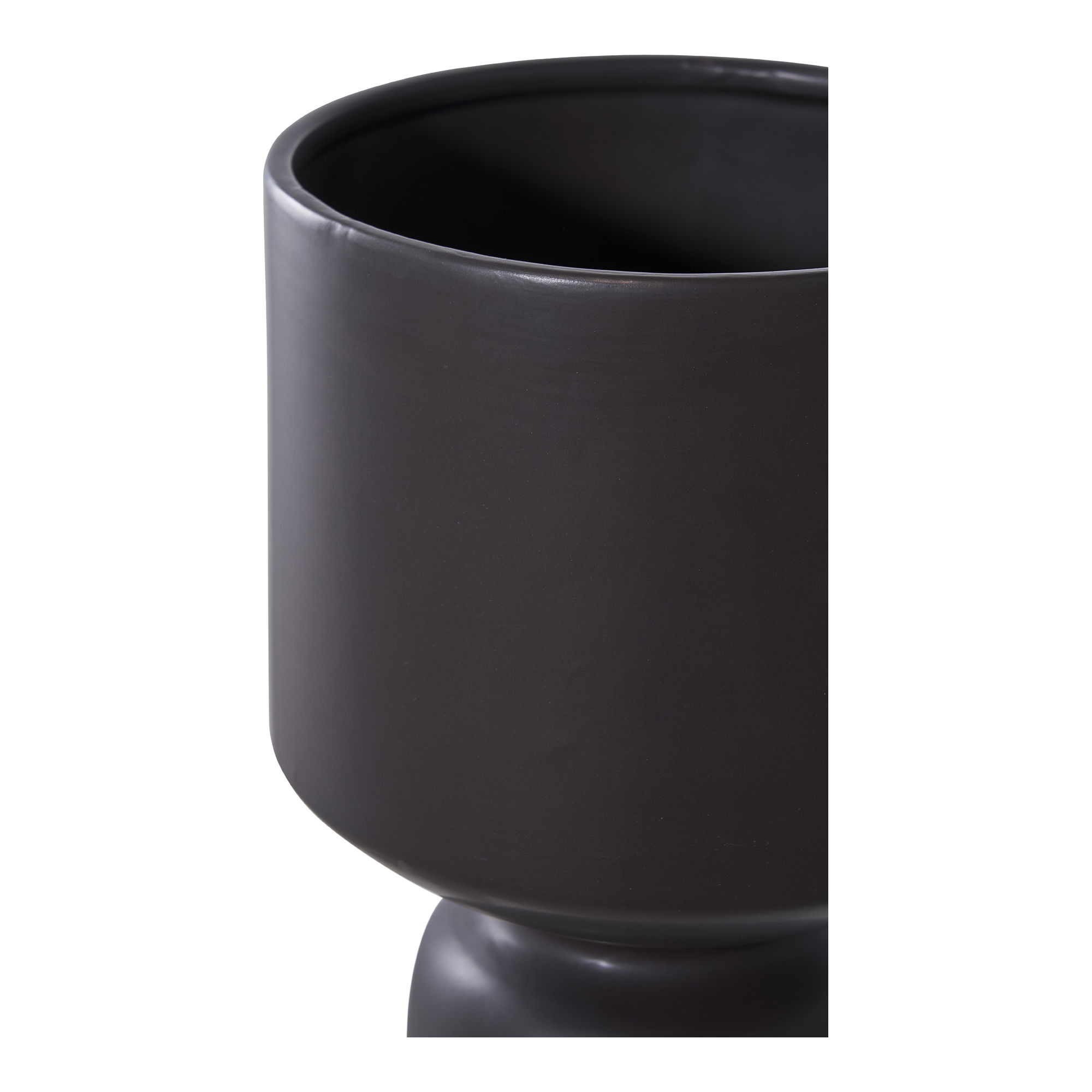 Doniczka ceramiczna FLOWERPOT fi15x235 cm czarna - 4451212