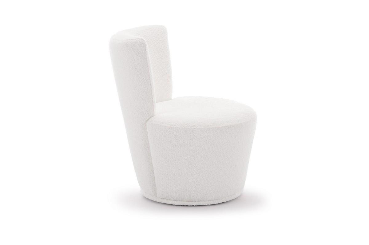 Fotel Tos biały MEBLEX - TOSARMCHAIR-CATCHME1WHITE