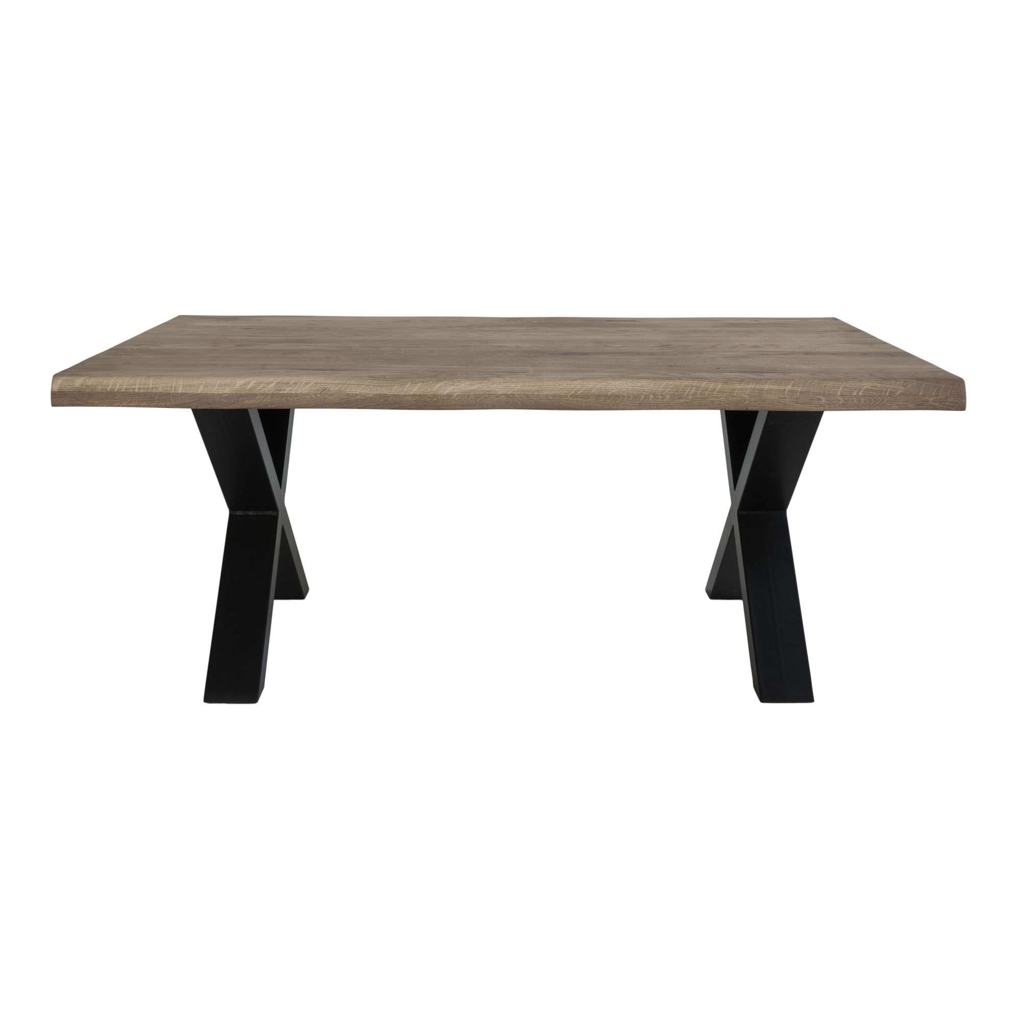 Stolik kawowy TOULON 1 - dąb wędzony, czarny 70x120 cm - 2101560