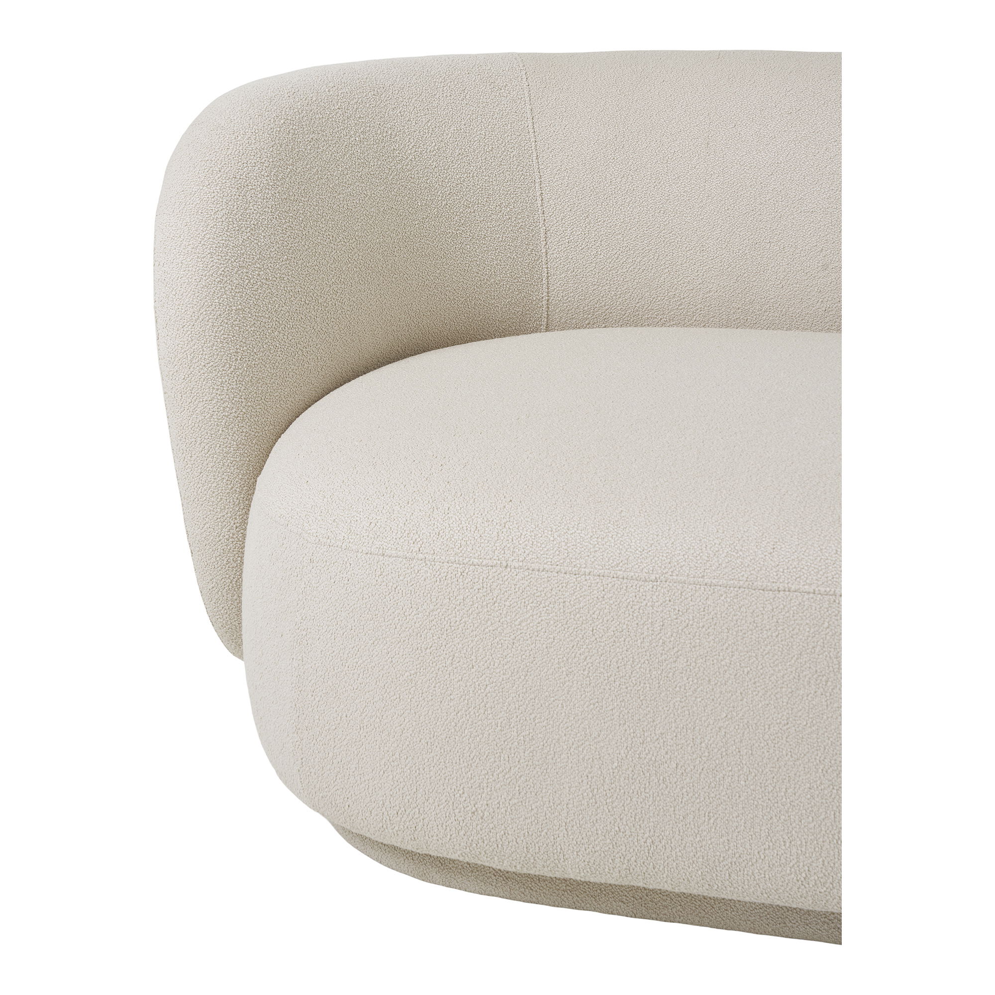 Sofa wypoczynkowa 2-osobowa MYKONOS - piaskowa - 1301355