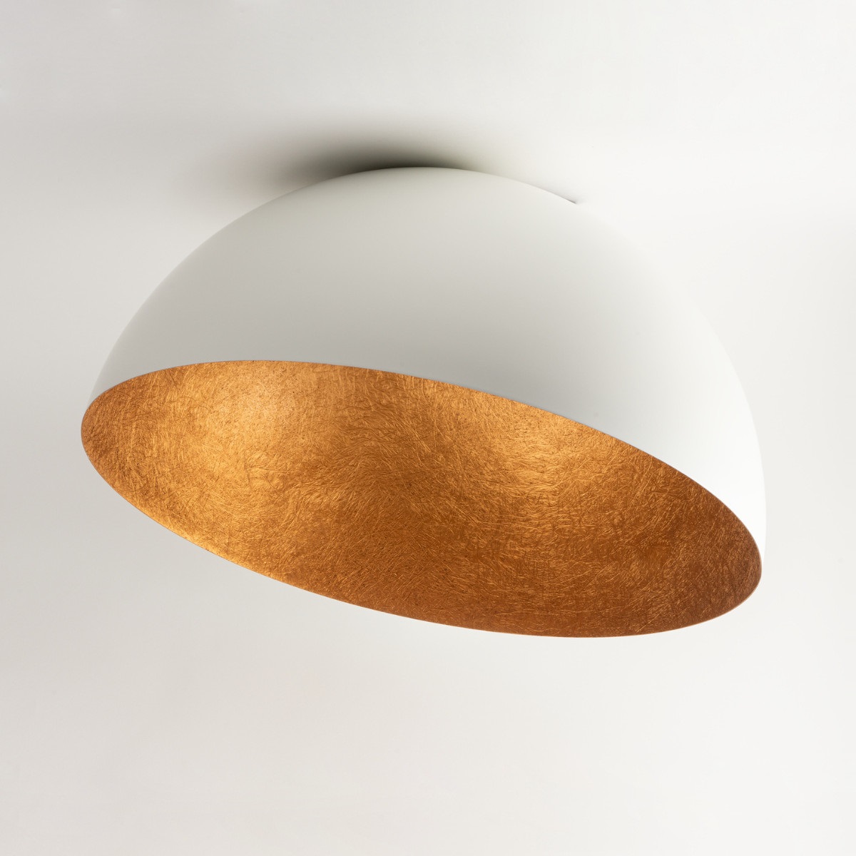 Sfera 70 plafon biały/miedziany - SI_32460