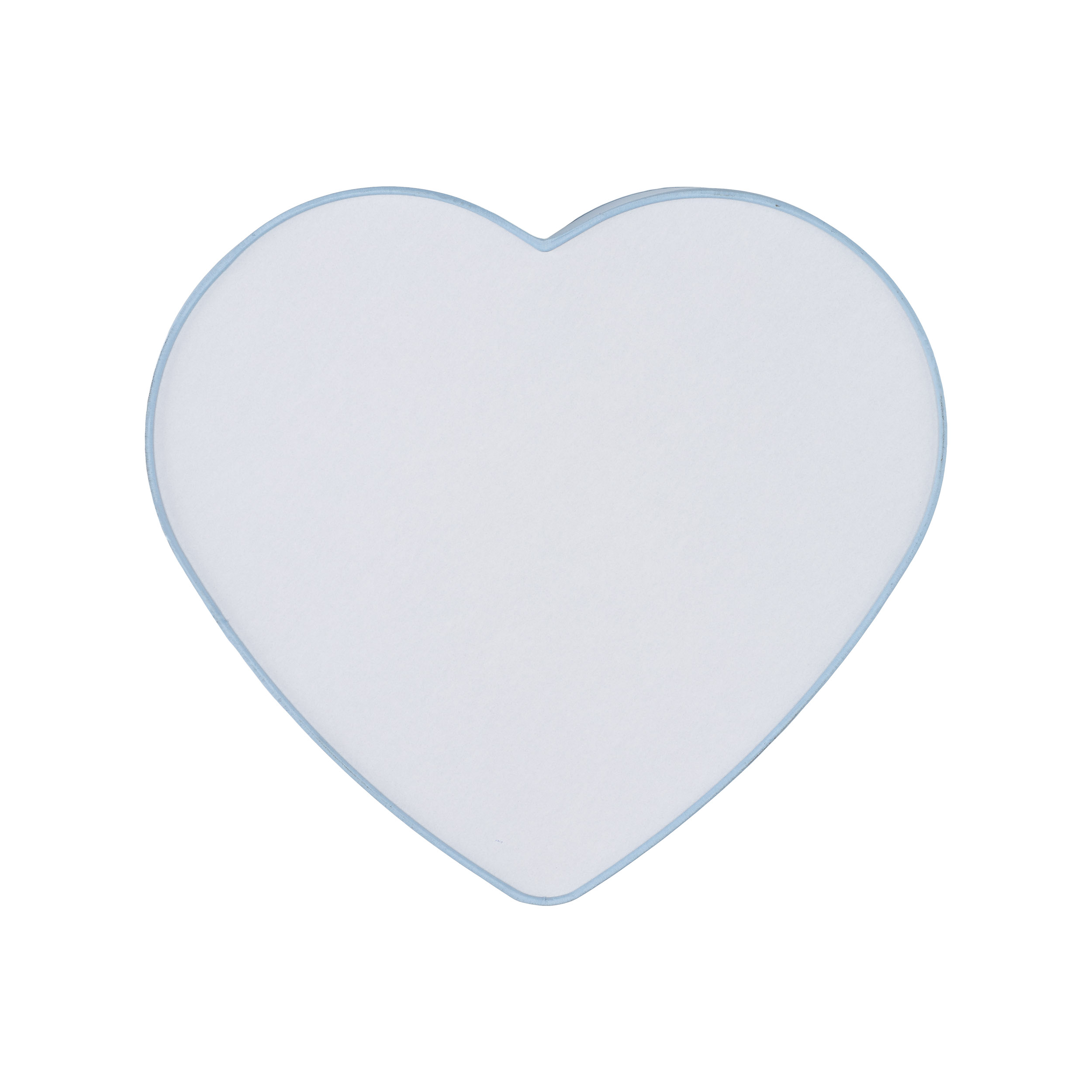 Kinkiet HEART niebieski z bialym kloszem w kształcie serca 42x38x13cm - TK_5924