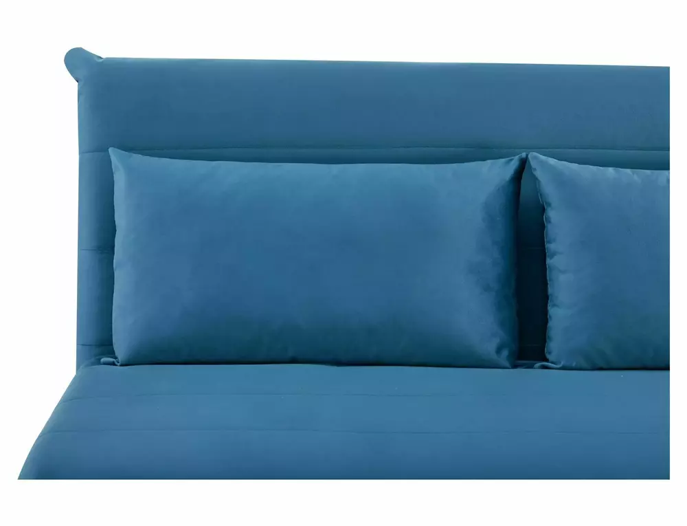 SOFA rozkładana SPIKE II VELVET NIEBIESKI TAP. 188 / BUK - SPIKEIIVNBU