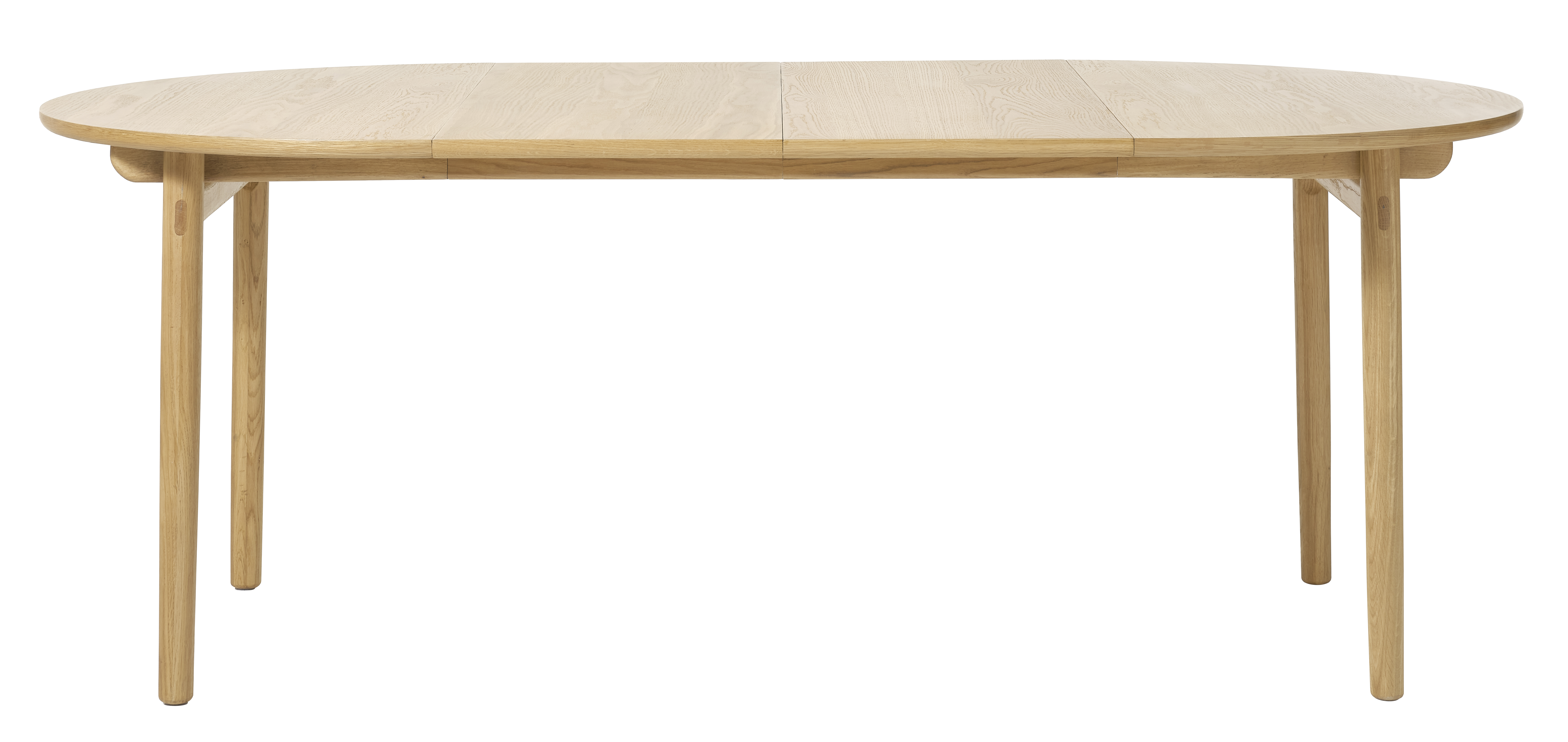Dokładka powiększająca do stołu okrągłego CARNO 45x120 cm - dąb naturalny - UN_46000200