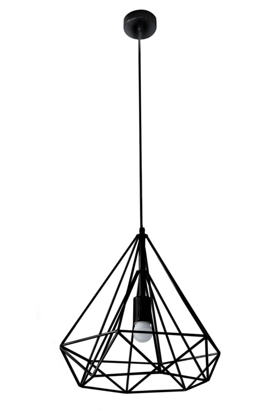 Lampa wisząca WIRE srebrna - EU_91886