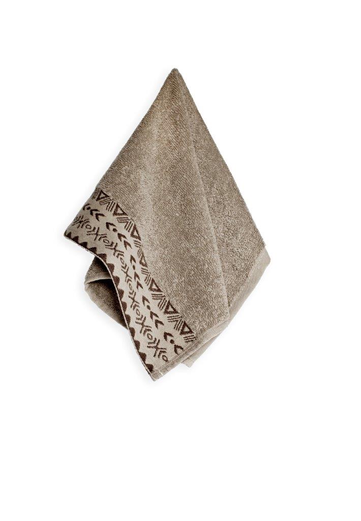 Ręcznik frotte DRIADA 30x50 gramatura 500 ciemny beż