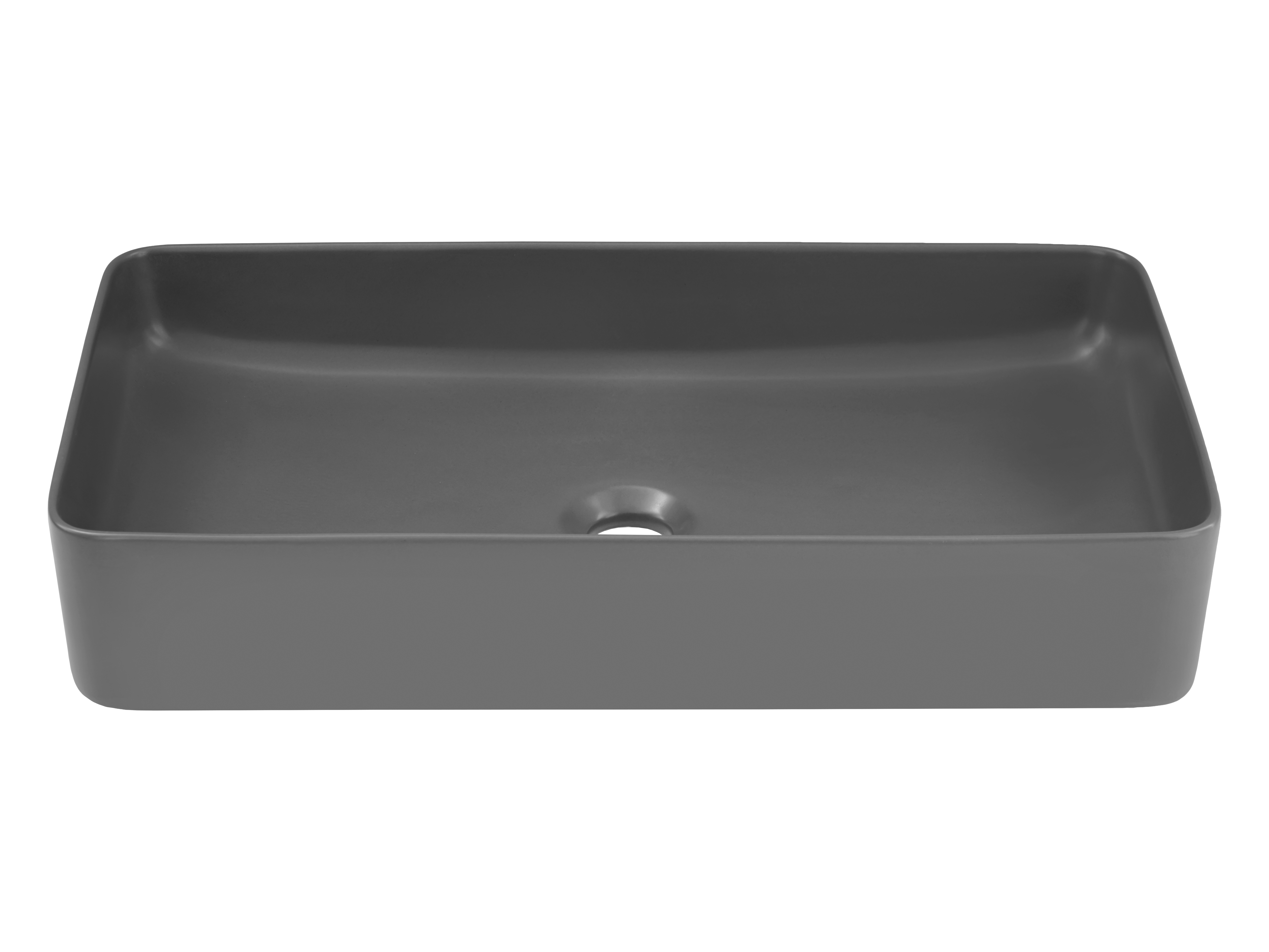 Umywalka nablatowa SLIM DP szary mat 61x11x34 (bezpiecznie pakowana) - UM-6275_SLIM_60_GREY_DP